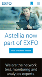 Mobile Screenshot of exfo.com